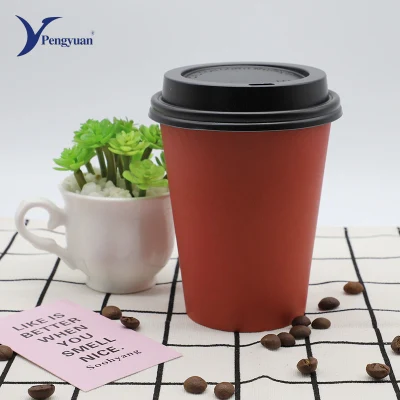 Maßgeschneiderte Einweg-Kaffeetasse aus bedrucktem, einwandigem Pappbecher
